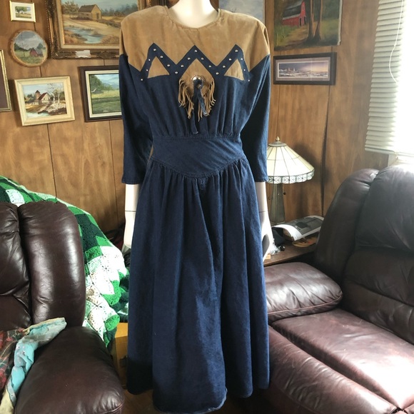 Vintage Roper Western Style Dress - Picture 5 of 10